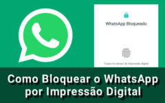 Como Bloquear o WhatsApp por Impressão Digital